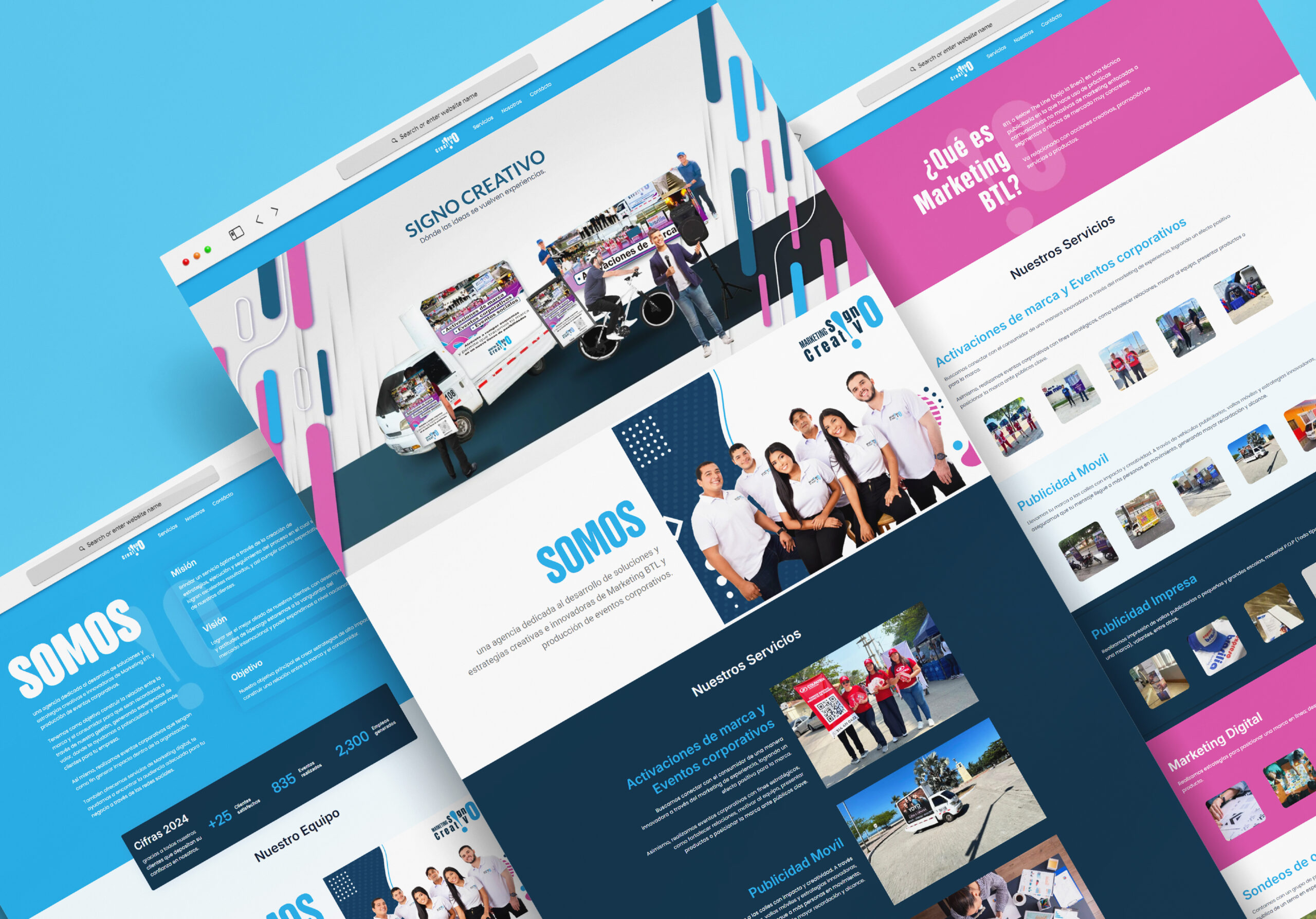 Diseño y Desarrollo Web Signo Creativo